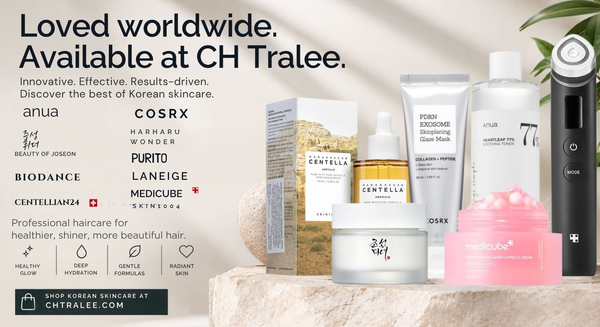 Korean skincare k beauty at ch tralee